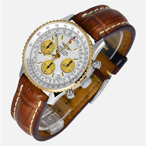 breitling 18k gold navitimer